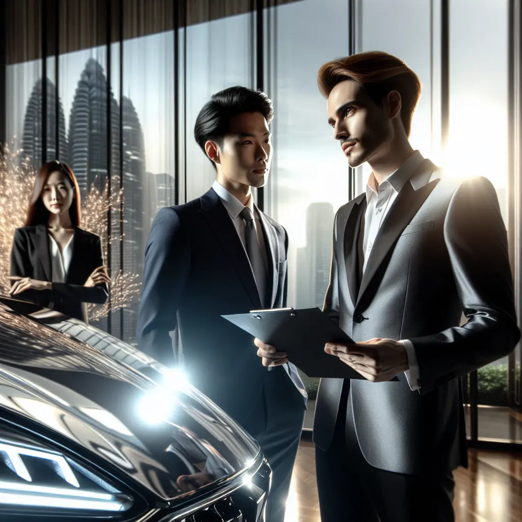Representation of Luxury Car Leasing for Business Professionals