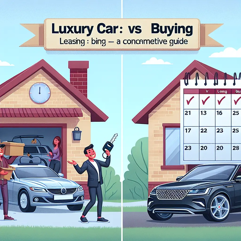 Representation of Luxury Car Leasing vs Buying A Comprehensive Guide