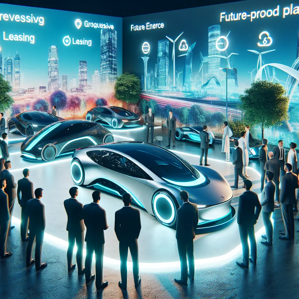 Representation of The Future of Electric Luxury Car Leasing