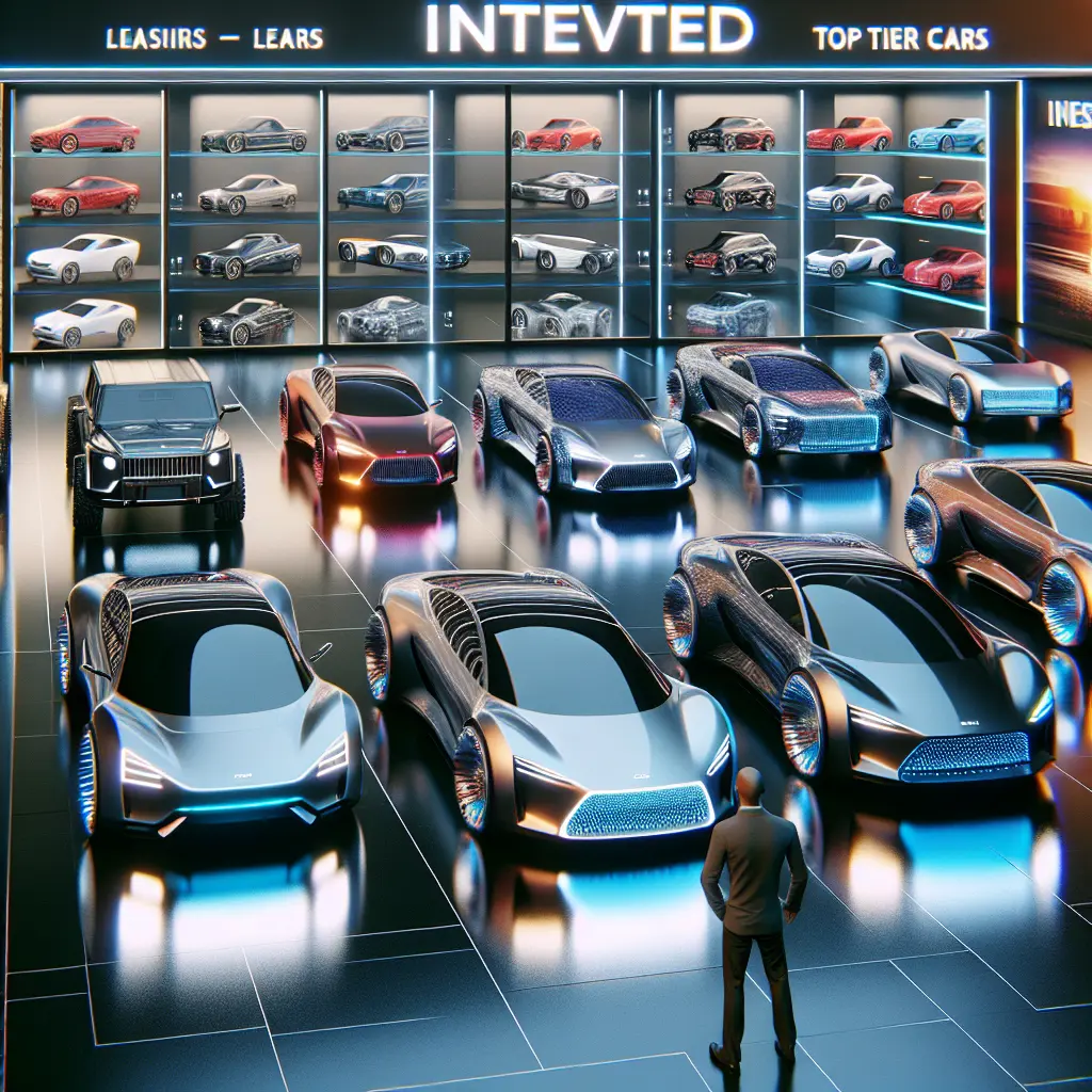 Representation of Top High-End Car Models Available for Lease in 2024